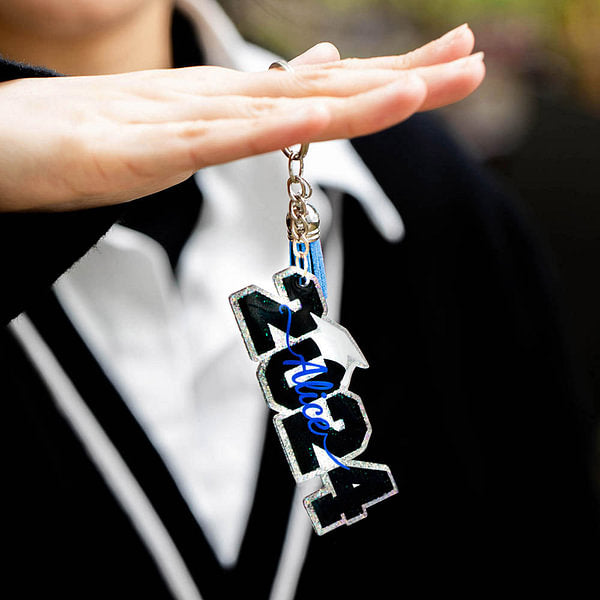 Class of Graduation Tassel Keychain